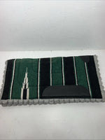 New Green Plaid Navajo Felt Scalloped Saddle Pad 30x30 #89-482 Pad-23