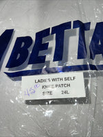 Now Women’s ABETTA Tan English Breeches w Knee Patch. 24 L C-37