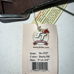 New Leather JT International Back Flank Cinch Dark Oil 3” x 1-3x4 S-53
