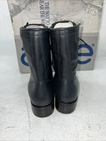 New Women’s Navy Lace Up Acme Cowboy Boots. C 4016 7 M. 18-112