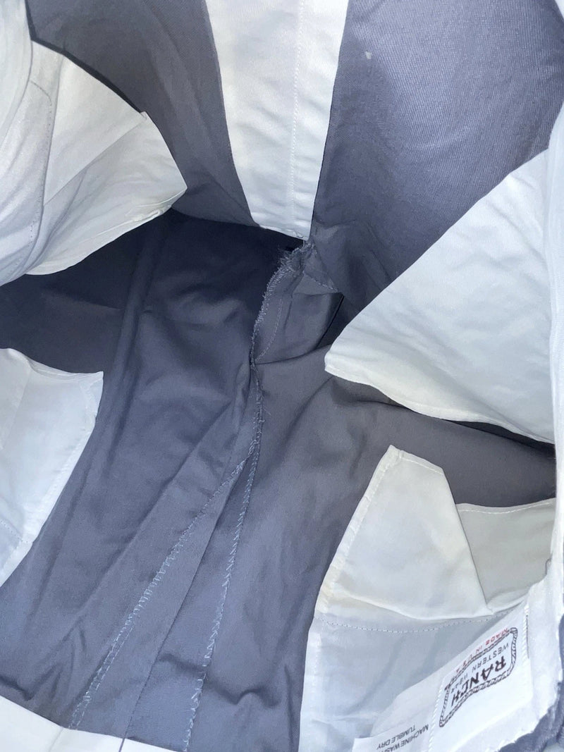New Vintage Blue Ranch Polyester Pants #P1023 OO-18