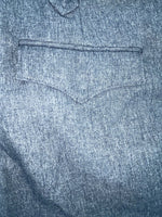 New Vintage Gray Circle S Polyester Pants #CP4776 XX-75