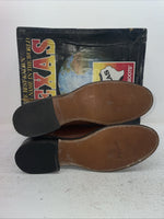 New Men’s Brown Texas Brand Cowboy Boots. 8964 8.5 8 1/2 D. 4-112