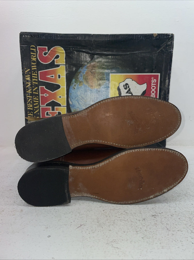 New Men’s Brown Texas Brand Cowboy Boots. 8964 8.5 8 1/2 D. 4-112