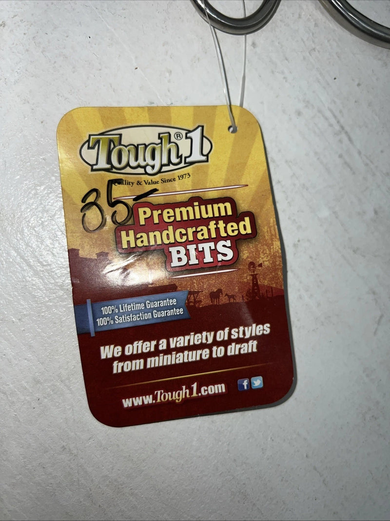 New Tough 1 5” SS/SI Gag Snaffle Copper Lined Bit #25096 U-5 