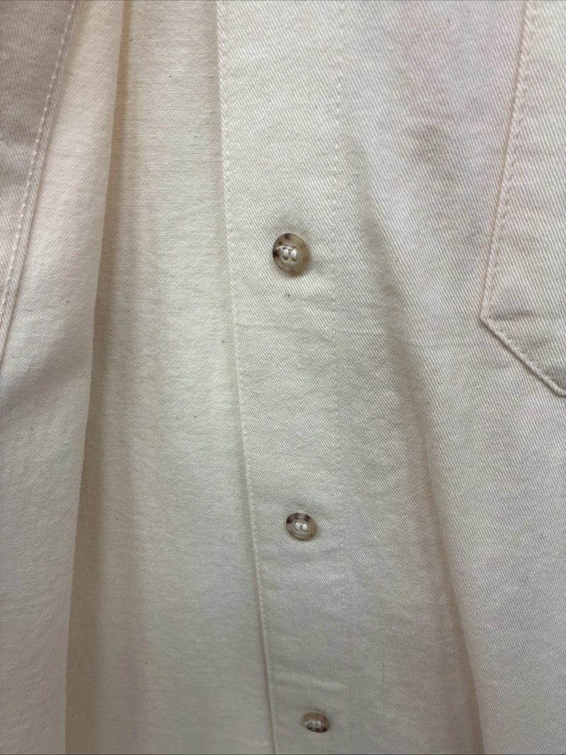 New Women’s Rochelle Forest Tan Designed Long Sleeve Button Up Medium YY-85