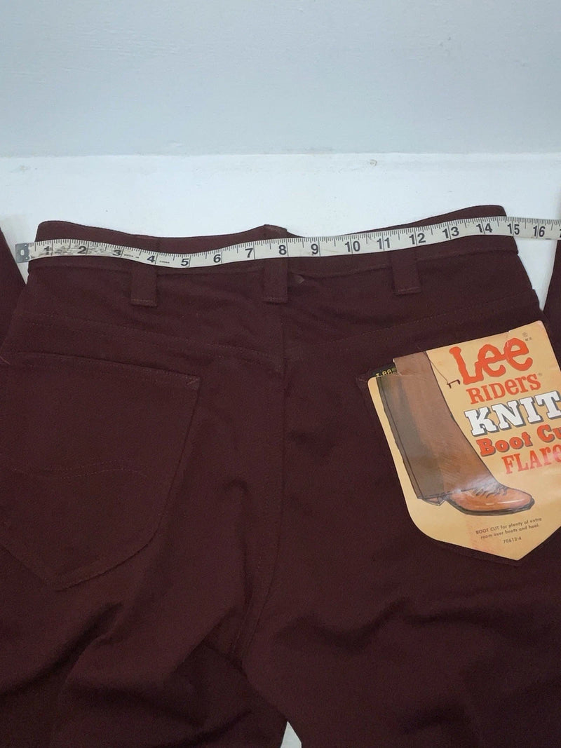 New Vintage Red Lee Polyester Pants #2004061 OO-56