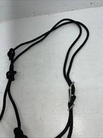 New Tough 1 Black Rope Halter Side Pull Combo #50-4000 H-502