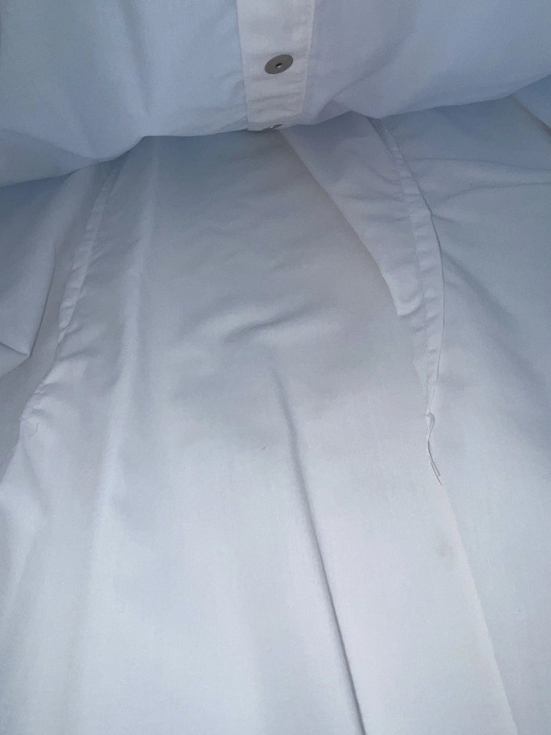 New Women’s White H Bar C Long Sleeve Button Up Shirt 3B-34