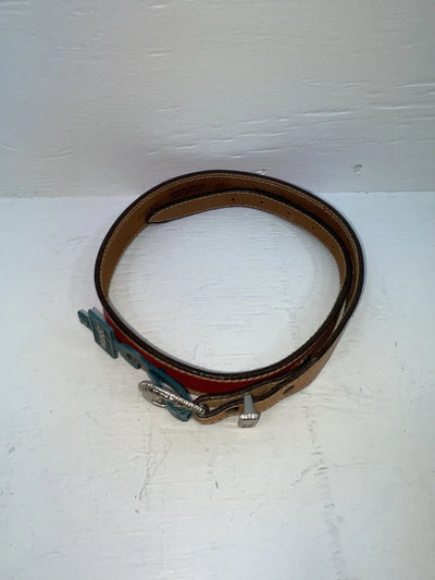 New Red Genuine Leather Wrangler 32” Belt #628004 Z-169