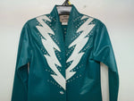 New Women’s Teal 1849 Authentic Ranchwear Show Vest S #77872 3B-104