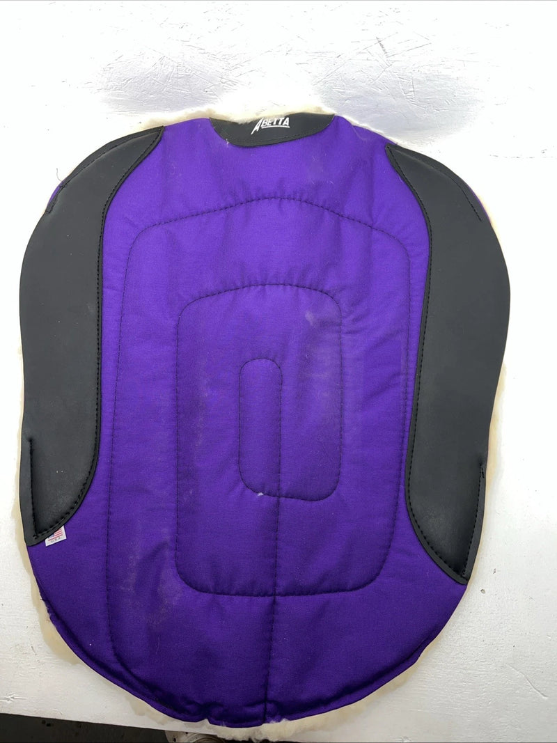 New ABetta Purple Nylon Wool Saddle Pad 31x31 #13201 Pad-7