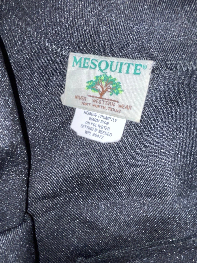 New Vintage Black Mesquite Polyester Pants #5511 ZZ-90