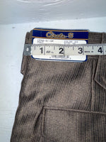 New Vintage Brown Circle S Polyester Pants #CP5091 XX-72