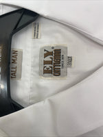 New Men’s ELY Cattleman White Long Sleeve Pearl Snap 3XL E-20