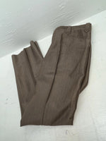 New Vintage Brown Circle S Polyester Pants #CP5091 XX-77