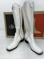New Women’s White Dingo Cowboy Boots. 7631 6 M. 20-101