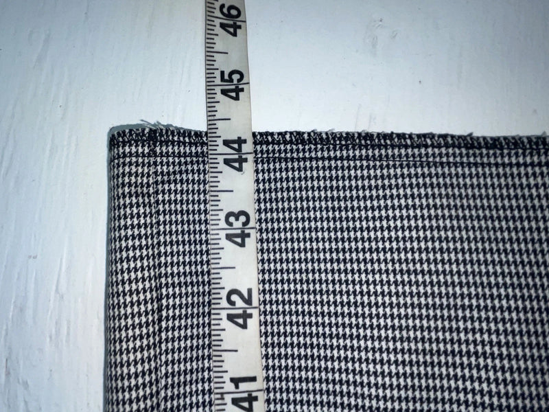 New Vintage Black And White Checkered Handler Polyester Pants #1179 SS-96