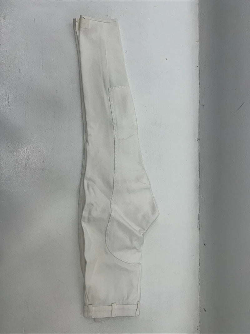 New Women’s White Ovation English Classic F/S Breeches. 28 R C-31