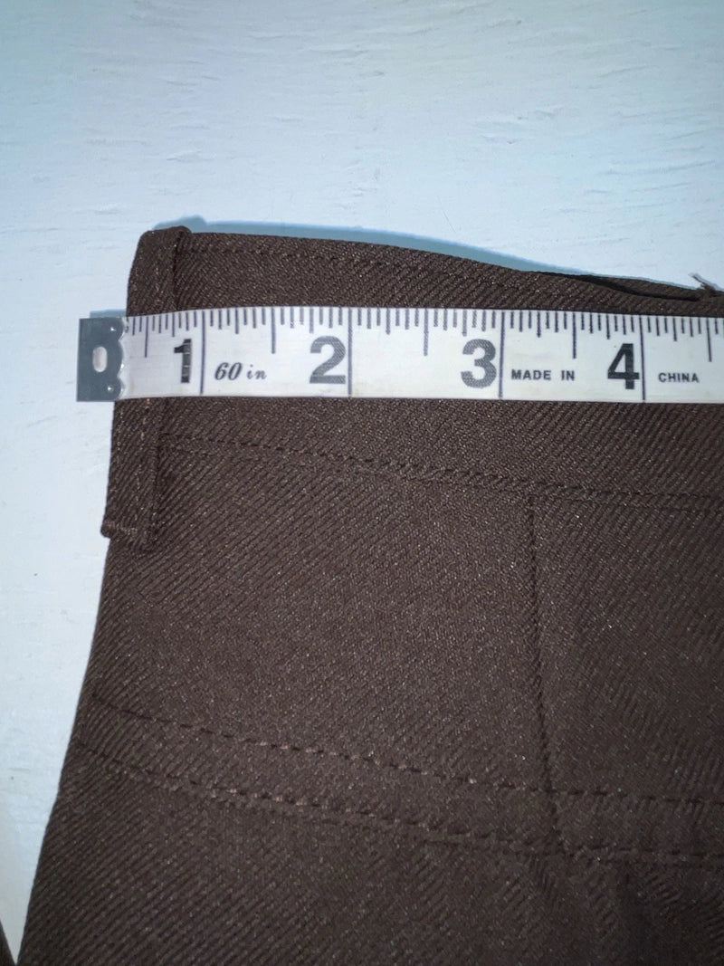 New Vintage Brown Dickson Jenkins Polyester Pants #5991 ZZ-88