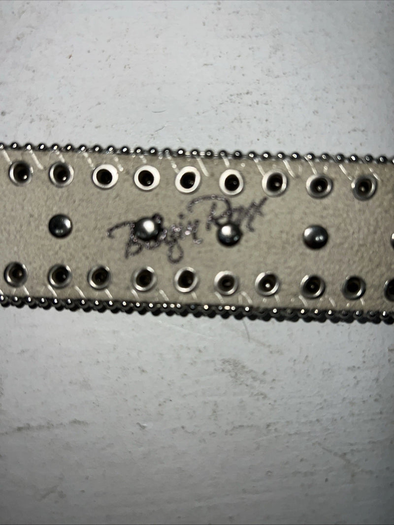 New Brown Blazin Roxx Genuine Leather Bling Belt Large #N3510002 W-14