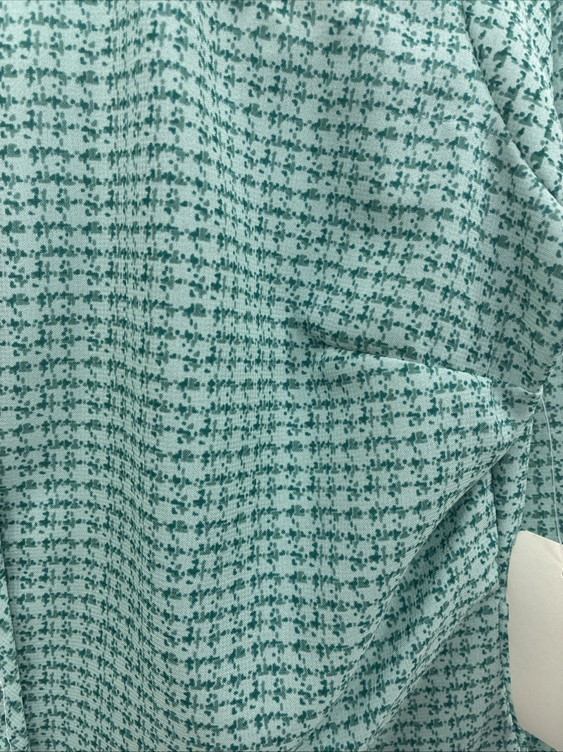 New Women’s Dickson Jenkins Green design Long Sleeve Pearl Snap Small DD-44