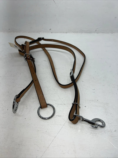 New Royal King Light Oil Brown Leather Running Martingale #53-4275 BB-46