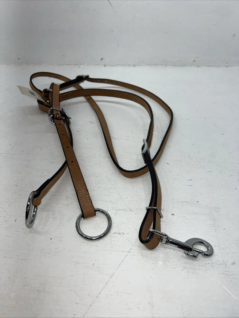 New Royal King Light Oil Brown Leather Running Martingale #53-4275 BB-46