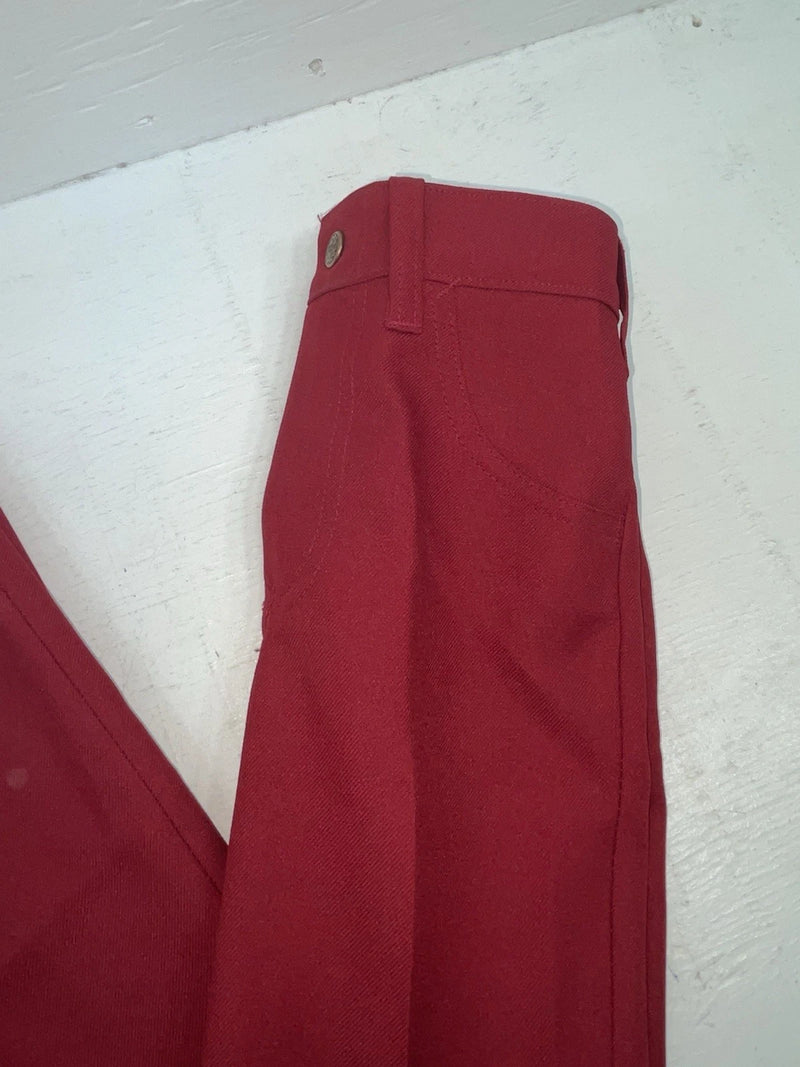 New Vintage Red Dickson Jenkins Polyester Pants VV-28