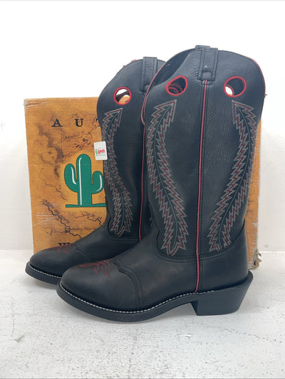 New Men’s Black Laredo Cowboy Boots. 62010 10 E W. 6-85