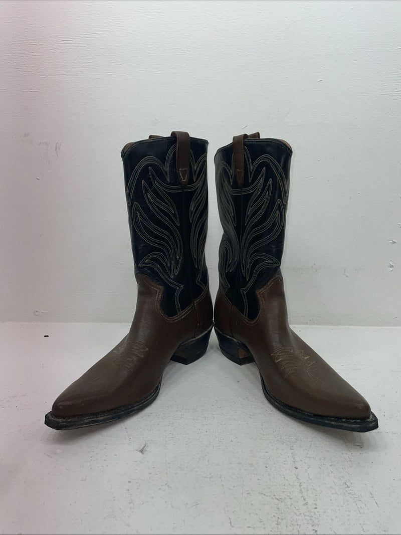 New Men’s Brown Rodeo Cowboy Boots. 8040 10.5 10 1/2 D. 6-60