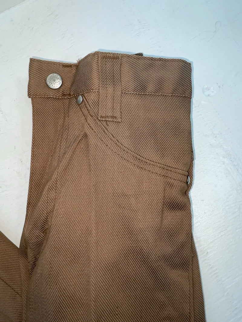 New Vintage Brown Karman Polyester Pants XX-64