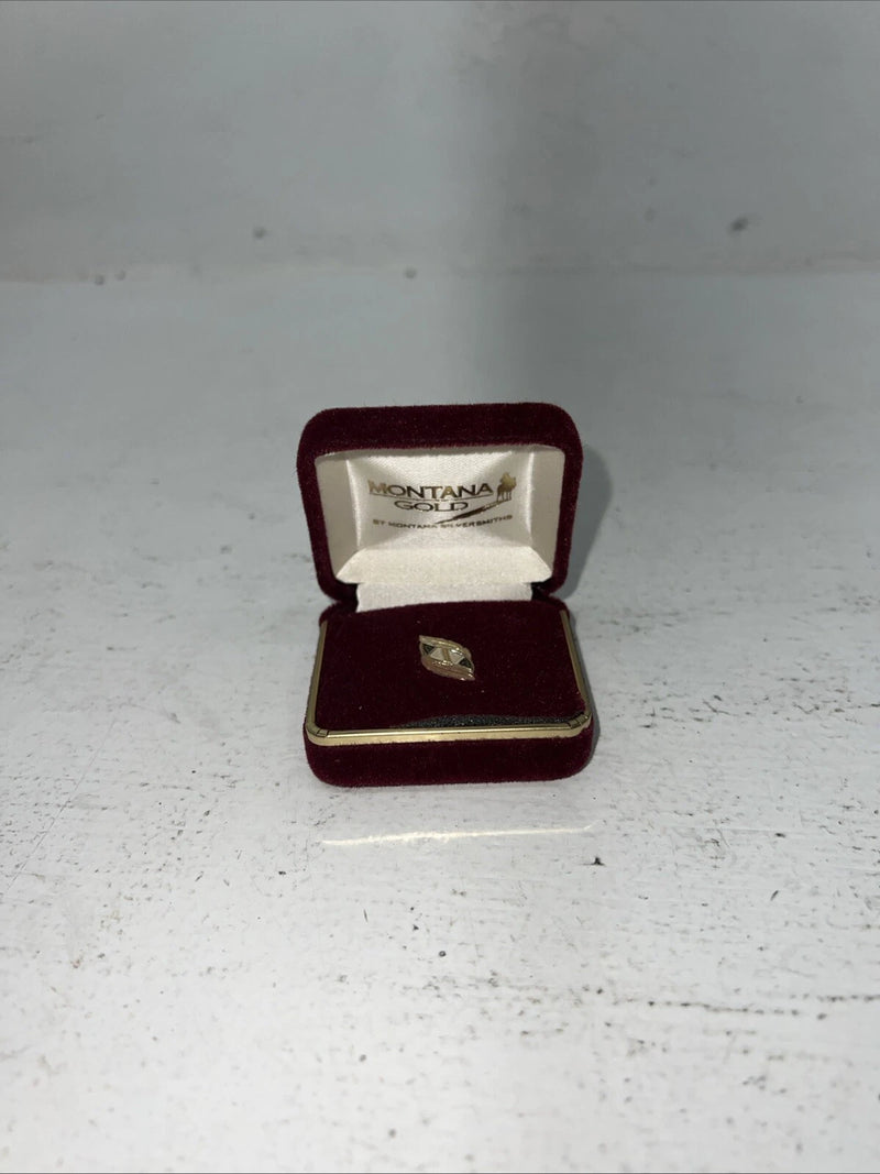 New Women’s Montana Silversmiths Gold Feather Tie Tack. TT509 A-66