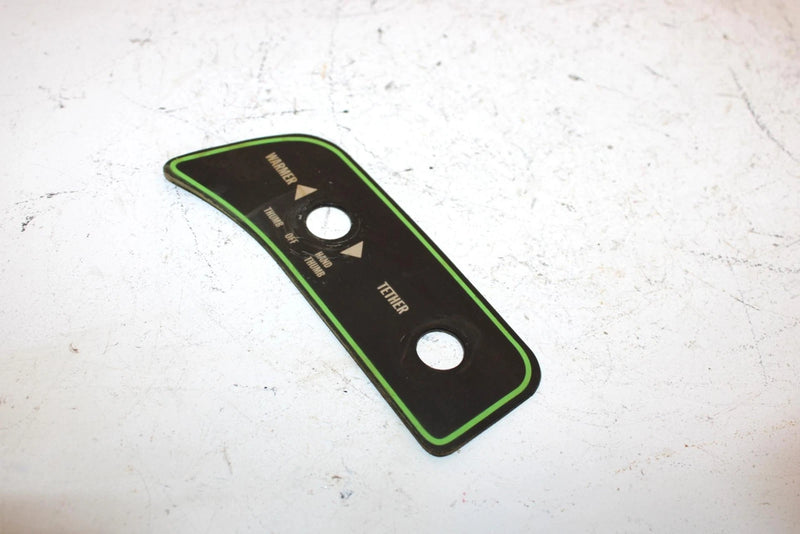 94 Arctic Cat Zr 440 Oem Left Dash Decal 1611-909 SAS1