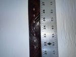 New Maroon Genuine Leather Stitched 34” Belt #6985 Z-166