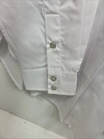 New Women’s White Horse White Gem Long Sleeve Pearl Snap 2XL GG-51