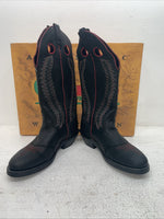 New Men’s Black Laredo Cowboy Boots. 62010 8.5 8 1/2 E W. 3-135
