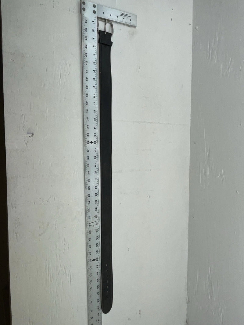 New Black Genuine Leather 34” Belt #UN701 JJ-51