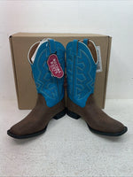 New Kids Blue Nocona Cowboy Boots. N K 5050 4.5 4 1/2 D. 23-119
