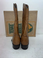 New Men’s Brown Texas Brand Cowboy boots. 7844 8.5 8 1/2 E E. 4-110￼