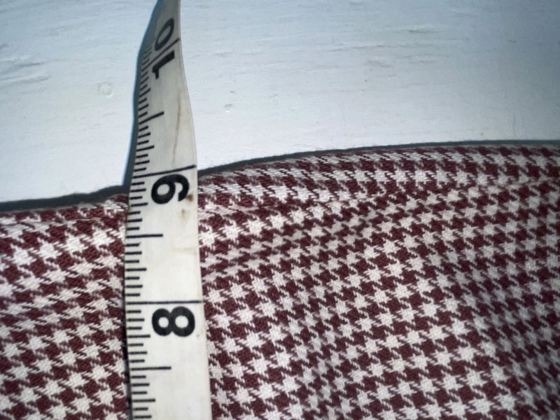 New Vintage Red And White Checkered Lee Polyester Pants #2600362 SS-84