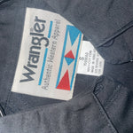 New Men’s Wrangler Black Long Sleeve Button Up Small B-121