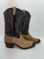 New Men’s Brown Texas Brand Cowboy Boots. 6544 10 D. 7-117