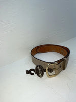 New Brown Genuine Leather Nocona Tooled 32” Belt #1981B JJ-44