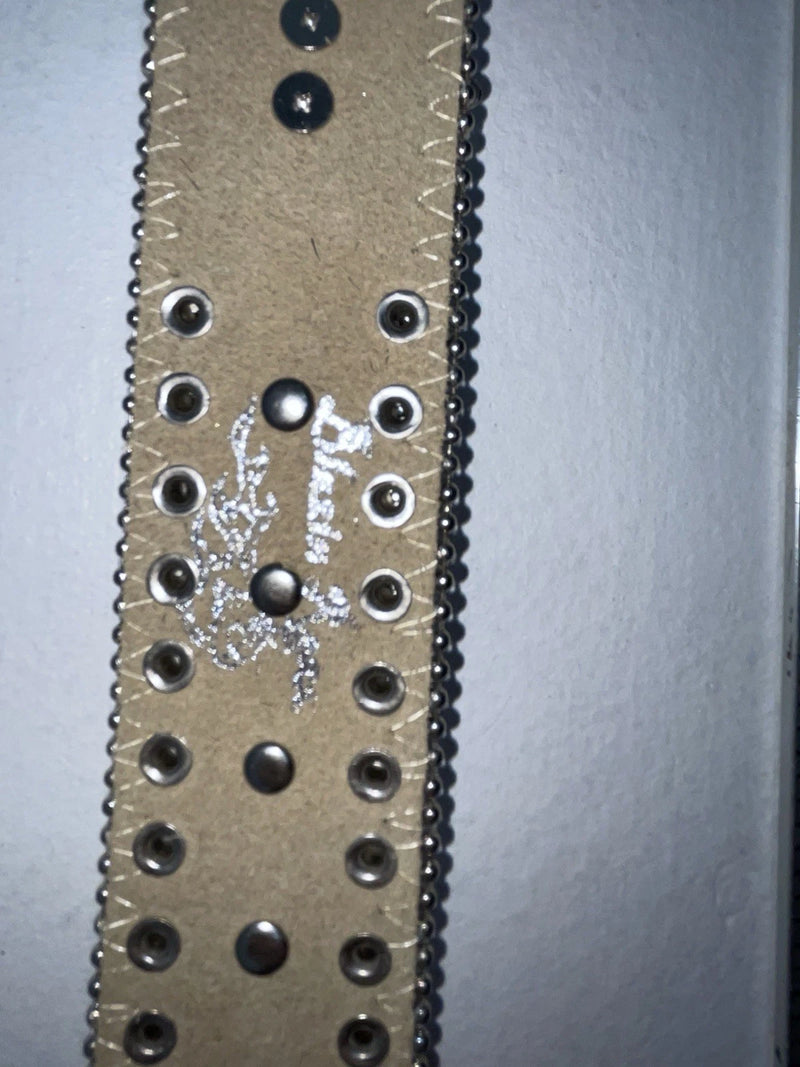 New Cow Print Genuine Leather Blazin Roxx Bling S Belt #N3510602 Z-59