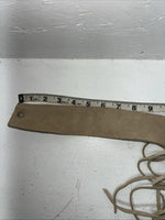 New Tan Whitman Show Chaps With Fringe Adjustable Waist 43” L-49