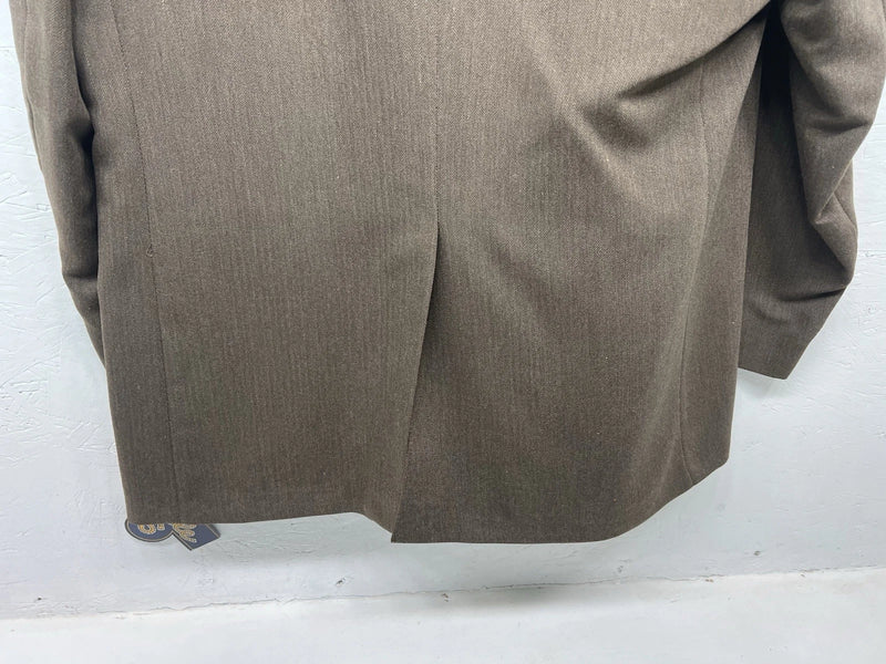 New Men’s Circle S Brown Suit Jacket 52R #24244 W-602