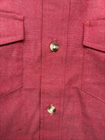 New Girls ELY Cattleman Pink Long Sleeve Button Up Small DD-133