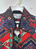 New Women’s Mine & Bills Designed Long Sleeve Button Up Size Small TT-47