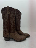 New Men’s Brown Texas Brand Cowboy Boots. 4634 9.5 9 1/2 M. 5-47